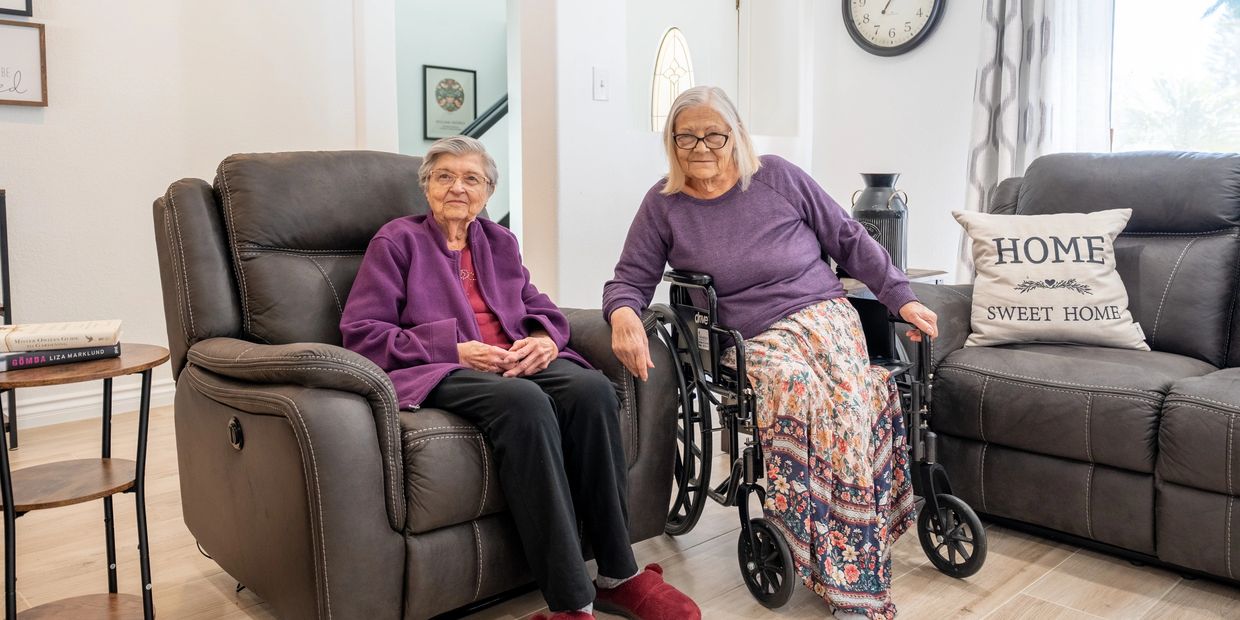 Residents enjoying time together at Blessings Senior Care